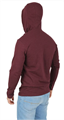 Футболка L/S-2 с капюшоном Сплав меланж бургунди 1521045